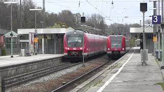 Freising mit Vectron ALEX Regional und Nahverkehr 28102017 [upl. by Merell969]