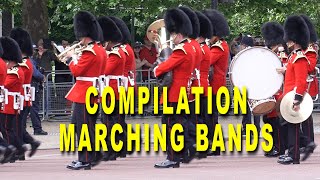 Marching compilation of Kings birthday parade and 100th Cavalry Memorial kingcharles britisharmy [upl. by Akanke]