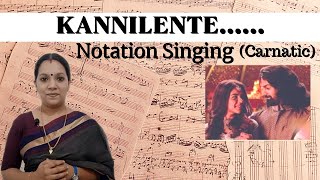 Tutorial for Kannilente KannerinjuMarakkar Arabikkadalinte SimhamPranavKalyaniCarnatic Notations [upl. by Arded]