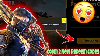 codm 2 New working redeem codes 2024  codm redeem code 2024 today  get free skins codm s3 2024 🥰 [upl. by Alyworth]