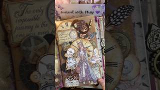 ASMR Steampunk hope you like it🤎🖤 scrapbooking journalideas steampunk asmrsounds asmr [upl. by Ordisi]