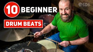 10 Beginner Drum Beats  Go From quotNoquot To quotProquot [upl. by Hctud327]