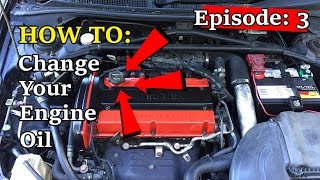 How to Change Your Oil Evo 789 [upl. by Aseuqram]