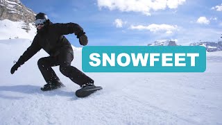 Snowfeet  New Winter Sport  Skiing With The Epic Tricks Of Ice Skating [upl. by Oby]