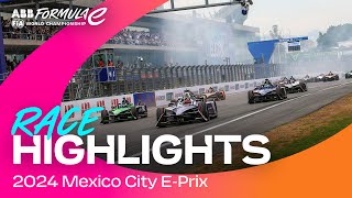 Hankook Mexico City EPrix Race Highlights  Formula E [upl. by Euqinotna799]