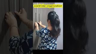 बनिए smart home maker 😎 wardrobe organisation wardrobe home ytshorts organizingtips [upl. by Suilmann]