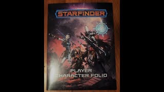 Starfinder Player Character Folio Review [upl. by Troyes]