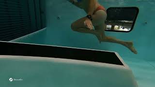 Hydrotherapy Exercises  SL Bounding on Slanted Pad for PostOp ACL Patients [upl. by Notsae]