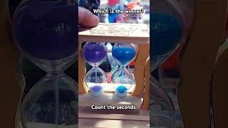 Satisfying video Which sand timer is the winner shorts challenge sandclock satisfying [upl. by Ron]