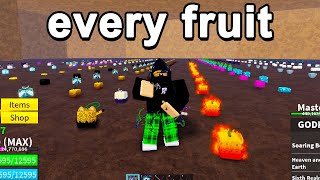 I Rolled 1000 Fruits in Blox Fruits [upl. by Erodasi749]