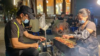 BBQ MEAT ON A STICK  thịt xiên que nướng [upl. by Publus]