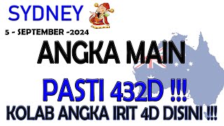 PREDIKSI SIDNEY KAMIS 5 SEPTEMBER 2024  RUMUS KEPALA EKOR SIDNEY HARI INI  RUMUS EKOR SIDNEY [upl. by Harl875]