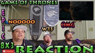 GAME OF THRONES SEASON 8 EPISODE 3 REACTION quotTHE LONG NIGHTquot [upl. by Enovi]