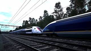 Trains at Aix en Provence TGV 5th April 2022 [upl. by Eisenstark646]