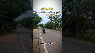 Akrapovic Exhaust Firecracker Sound 🧨💣 trending viral [upl. by Aihsatsan]