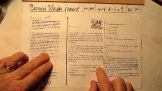 127 Bernard Werber prouve que 113 ou linfini [upl. by Eddra]