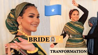 SOMALI BRIDAL TRANSFORMATION  BRIDES AROUND THE WORLD by Chinutay A [upl. by Karub]