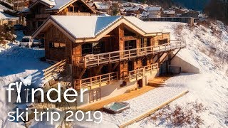 France Ski Chalet Tour £23 MILLION LUXURY CHALET  flinder Takes The Piste 2019 [upl. by Amil579]