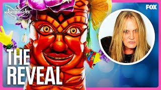 The Reveal Sebastian Bach is Tiki  Season 10  The Masked Singer [upl. by Amlet]