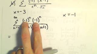 Interval and Radius of Convergence for a Series Ex 9 [upl. by Dasya]