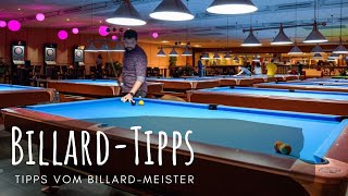 Billard  AnfängerTipps vom Profi [upl. by Yemorej444]