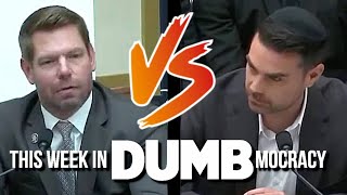 This Week in DUMBmocracy Ben Shapiro COOKS Eric Swalwell As Committee Hearing BURSTS Into Laughter [upl. by Aikkan]