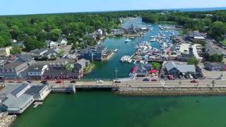 An Aerial Tour of Kennebunk and Kennebunkport Maine [upl. by Sirronal57]