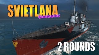 World of warships Svietlana gameplay 2s Rounds  En Español [upl. by Marabelle]