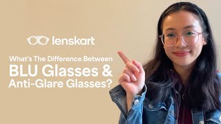 Difference Between Blu Glasses And Anti Glare Glasses  Lenskart [upl. by Ailaham532]