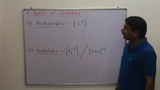 Metal Carbides  Types of carbides 1 Ionic carbides 2 Covalent carbides3Interstitial carbides [upl. by Naamana]