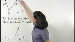 Angle Addition Postulate  MathHelpcom  Geometry Help [upl. by Elkcim571]