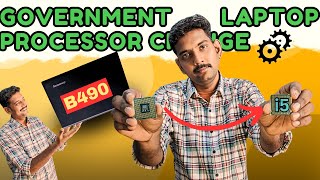 PROCESSOR UPGRADE IN GOVERNMENT LAPTOP  LENOVO B490 PROCESSOR CHANGE  INTELPENTIUM TO i5 IN TAMIL [upl. by Ahsiket421]