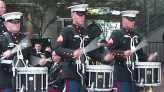 1st Marine Division Concert Band drumline [upl. by Gable]