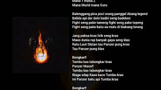 Zein Panzer  Batu Api  Lyric Video [upl. by Sperling443]