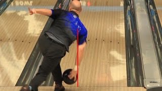 Analysis of the Modern 10Pin Bowling Swing and Release 2 by Dean Champ [upl. by Ateekan91]