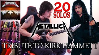 Tribute to Kirk Hammett  20 of his Best Solos  by Ignacio Torres NDL [upl. by Atsirc96]