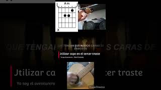 Pedro Fernández  El Aventurero Acordes en guitarra 🎸 comotocarguitarra guitarra acordes [upl. by Aniaz]