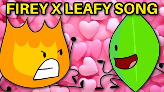 Firey X Leafy Song Animated Music Video Battle For Dream Island [upl. by Genevieve338]