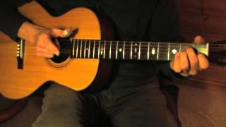 EZ Fingerpicking Blues Lesson for Beginners  Free TAB  Goodmorning Blues [upl. by Kacerek]