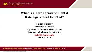 Northwest Minnesota Farmland Rent 2024 [upl. by Snell]