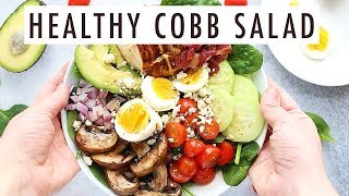 How to Make a Healthy Cobb Salad [upl. by Anayt576]