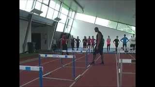 Athletisme BZH 414  Le franchissement de haies 110H400H Colloque sprinthaies Brest 561013 [upl. by Kerwin]