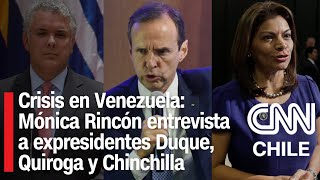 Crisis en Venezuela Entrevistas a expresidentes Jorge Quiroga Laura Chinchilla e Iván Duque [upl. by Kciregor]