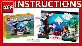 LEGO instructions  Japan Postcard  40713  LEGO 2024 [upl. by Earlene511]