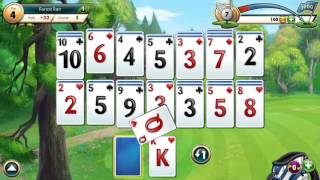 Fairway Solitaire by Big Fish Games  free solitaire card game for Android and iOS  gameplay [upl. by Dimphia]