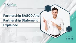 Partnership SA800 with Partnership Statement Explained  Selftax Ltd [upl. by Anasiul]