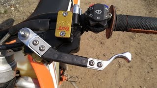 Установка ручкицилиндра сцепления лёгкого выжима «Clake One Clutch» на KTM EXCF 350 [upl. by Nelyaw]