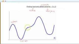 Screencast 312 Finding local and global extrema [upl. by Ress]