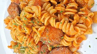 Italian sausage Rotini Pasta [upl. by Eahs]