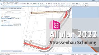 Allplan  Strassenbau Schulung [upl. by Kruter]